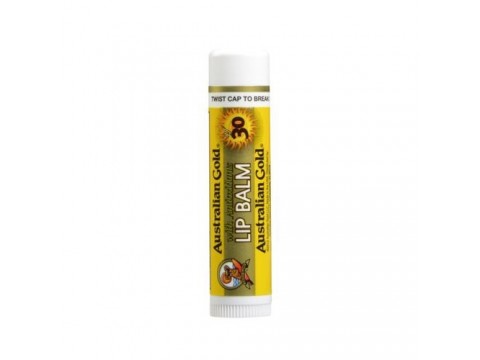 AUSTRALIAN GOLD LIP BALM BLISTER Lūpų Balzamas Su Apsauga Nuo Saulės SPF30, 4,2 g.